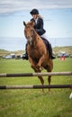 Horse Show Jumping Event. Gymkhana.