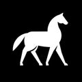 Horse Silhouette Logo Design vector Royalty Free Stock Photo