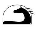 Horse silhouette symbol.