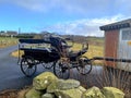 Horse sledge from the old days , Norway Royalty Free Stock Photo