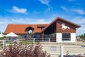 Horse stables building Royalty Free Stock Photo