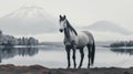 8k Horse Photography: Japanese Minimalism With Timeless Artistry
