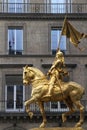 Horse statue of Joan of Arc Royalty Free Stock Photo