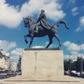 Horse statue of King Carol I