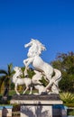 Horse statue in Kupang Airport, El Tari, as icon of East Nusa Tenggara Province, Indonesia.