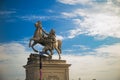 Horse statue next to Schwerin Castle, Germany