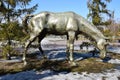 Horse statues in Astana