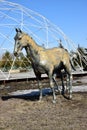 Horse statues in Astana