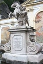 The horse tamer statue at the Horse well in Salzburg, Austria