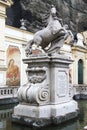 The horse tamer statue at the Horse well in Salzburg, Austria Royalty Free Stock Photo