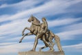 The Horse Tamers, 1841, on Anichkov Bridge in St. Petersburg Russia