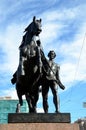 Horse tamers monument by Peter Klodt on Anichkov Bridge