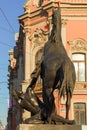 Horse Tamers Monument - Saint Petersburg, Russia Royalty Free Stock Photo