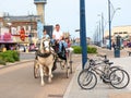 Horse taxi Great Yarmouth, United Kingdom.