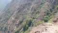 Horse Trail Mountains Peru South America Dusty