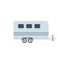 Horse trailer icon