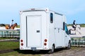 Horse transportation van