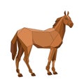 Horse vector geometric style