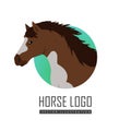 Horse Vector Illustration in Flat Design