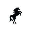 Horse vector logo design template. Royalty Free Stock Photo