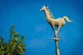 Horse Weathervane and blue sky in Melbourne, Victoria, Australia