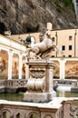 Horse Well with Horse tamer statue in Salzburg