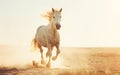 Horse in the wild, wild nature and animals concept Royalty Free Stock Photo