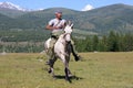 On horseback across the steppe