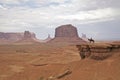 Horseback in Monument Valley Royalty Free Stock Photo