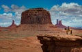 Horseback Riding John Ford's Point - Monument Valley Royalty Free Stock Photo