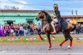 Horseback Roman in Good Friday procession, Antigua, Guatemala