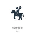 Horseball icon vector. Trendy flat horseball icon from sport collection isolated on white background. Vector illustration can be