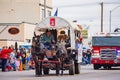 Horsecar walking in Cowboy Christmas Parade