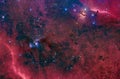 Horsehead, Flame and M78 in Orion Royalty Free Stock Photo