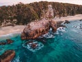 Horsehead Rock, rock formation in Bermagui, NSW, Australia.