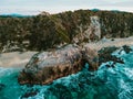 Horsehead Rock, rock formation in Bermagui, NSW, Australia.