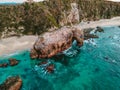 Horsehead Rock, rock formation in Bermagui, NSW, Australia.