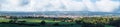 Horsens city in Denmark in a beautiful panorama Royalty Free Stock Photo