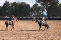 Horseplay at a Horsemanship Event Royalty Free Stock Photo