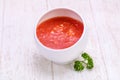 Horseradish sauce in the bowl Royalty Free Stock Photo
