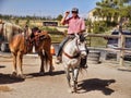 Horses and Riders, Bryce Canyon City, Utah Royalty Free Stock Photo
