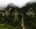 Horses Waterfall In Borsa, Romania Royalty Free Stock Photo