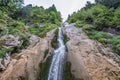 Horses Waterfall in Romania Royalty Free Stock Photo