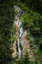 Horses Waterfall in Romania Royalty Free Stock Photo