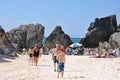 Horseshoe Bay Beach in Bermuda Royalty Free Stock Photo