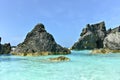 Horseshoe Bay Cove - Bermuda Royalty Free Stock Photo