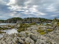 Rugged rocky coast of Lake Superior Royalty Free Stock Photo