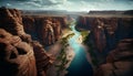 Horseshoe Bend in Arizona, United States of America.