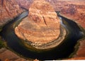Horseshoe Bend on the Colorado River Royalty Free Stock Photo