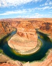 Horseshoe bend - colorado river Royalty Free Stock Photo